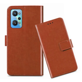 Realme GT Neo 2 flip cover / RMX3370 flip cover / Brown