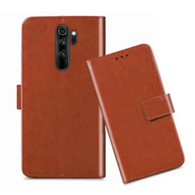 Redmi Note 8 Pro flip cover / MZB8307IN flip cover / 2015105 flip cover / Brown