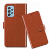 Samsung A52 flip cover / SM-A525F flip cover / Brown