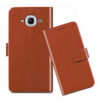 Samsung J2 flip cover / SM-J200F flip cover / Brown