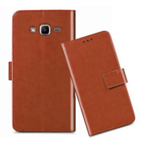 Samsung J2 ACE flip cover / SM-G532G flip cover / Brown