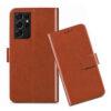 Samsung S21 Ultra 5G flip cover / SM-G998B flip cover / Brown
