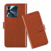 Tecno Spark 8T flip cover / Tecno KG6P flip cover / Brown