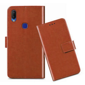 Vivo V11 flip cover / 1806 flip cover / Brown