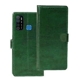 Infinix Hot 9 flip cover | Infinix X655C flip cover | Green
