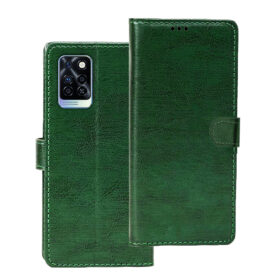 Infinix Note 10 Pro flip cover | Infinix X695D flip cover | Green