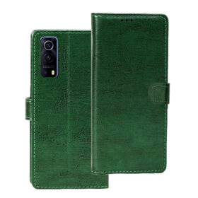IQOO Z3 5G flip cover | i2011 flip cover | Green