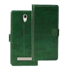 Micromax Bharat 2 flip cover | Q402 flip cover | Micromax Bharat 2 Plus flip cover | Green