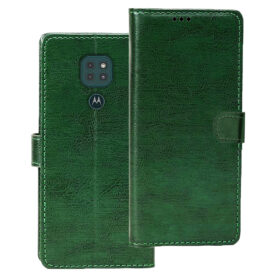 Moto G9 flip cover | Moto G9 flip cover | PAKK0024IN flip cover | Green