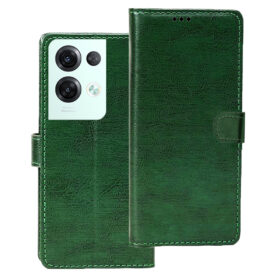 Oppo Reno 8 flip cover | Oppo CPH2359 flip cover | Green