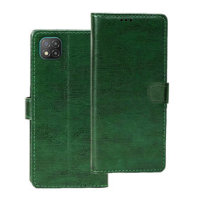 Poco C3 flip cover | M2006C3MII flip cover | MZB07RIIN flip cover | Green