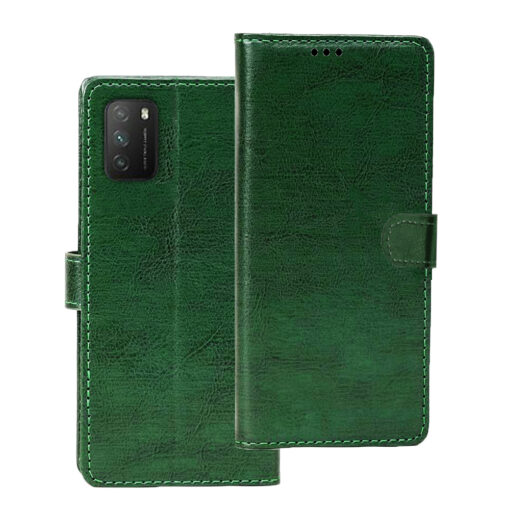 Poco M3 flip cover | M2010J19CG flip cover | MZB087AIN flip cover | Green