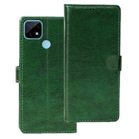 REALME C21 flip cover | RMX3201 flip cover | Green