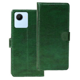 Realme C30 flip cover | RMX3581 flip cover | Green