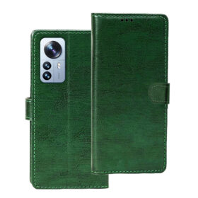 Redmi 12 Pro flip cover | 2201122G flip cover | Xiaomi 12 Pro 5G flip cover | Green