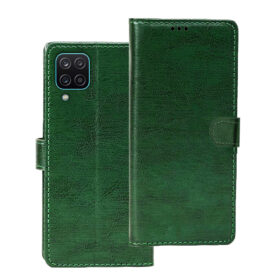 Samsung A12 flip cover | SM-A125F flip cover | Green