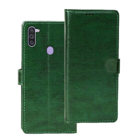 Samsung M11 flip cover | SM-M115F flip cover | Green