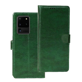 Samsung S20 Ultra 5G flip cover | SM-G988 flip cover | Green