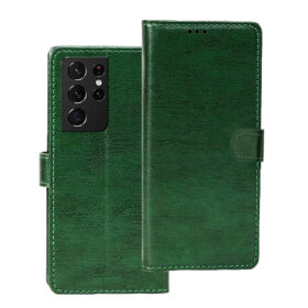 Samsung S21 Ultra 5G flip cover | SM-G998B flip cover | Green