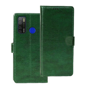 Tecno Camon 15 flip cover | Tecno CD7 flip cover | Green