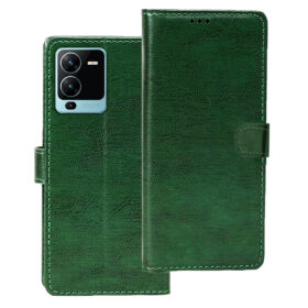 VIVO V25 flip cover | Vivo V2202 flip cover | Green