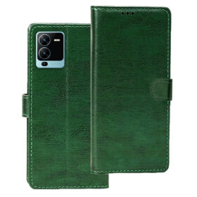VIVO V25 Pro flip cover | Vivo V2158 flip cover | Green