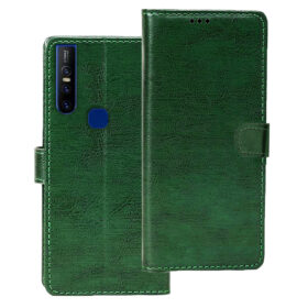 Vivo V15 flip cover | 1819 flip cover | Green