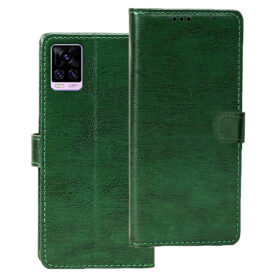 Vivo V20 Pro flip cover | 2018 flip cover | Green
