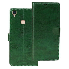 Vivo V3 flip cover | V3 flip cover | Green