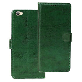 Vivo V5 flip cover | 1601 flip cover | Green