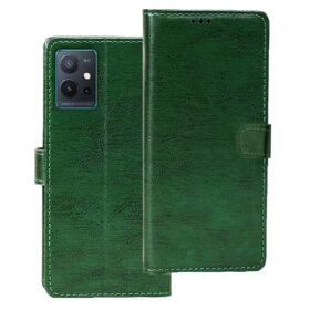Vivo Y75 flip cover | V2142 flip cover | Green