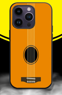 GUITAR STRINGS Phone Back Cover. Silicon (soft)