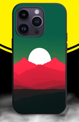 THE SETTING SUN Phone Back Cover. Silicon (soft)
