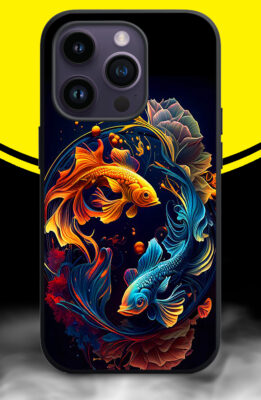 TWO FISH Phone Back Cover. Silicon (soft)