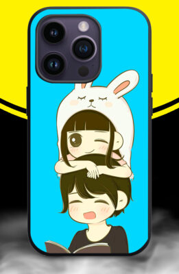 CUTE COUPLE Phone Back Cover. Silicon (soft)