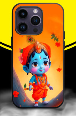 LITTLE KANHA STAND ON TREE  Phone Back Cover. Silicon (soft)