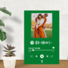 Customized Photo & Song Spotify Plaque  Stand Personalized Printed Frame With Scannable Code