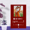 Customized Photo & Song Spotify Plaque  Stand Personalized Printed Frame With Scannable Code