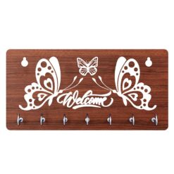 KeyHolder Print Key Holder 3 Buterfly With Welcome