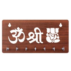 KeyHolder Print Key Holder Om Shree Ganesh