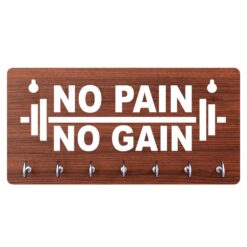 KeyHolder Print Key Holder No Pain No Gain