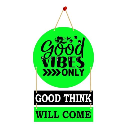 Wall Hanging Good VIBES >ONLY GOOD THINK WILL COME.