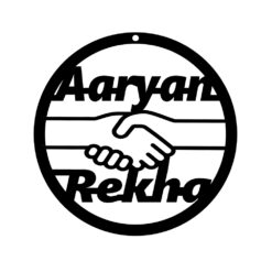 "Melody Wood: Personalized Couple Nameplate – Crafted Harmony for a Unique Gift Celebrating Togetherness."