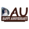 "Personalized Perfection: DAU Anniversary Wooden Photo Frame - Cherished Gift for Special Celebrations"