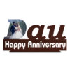 "Custom Memories: Wooden Happy Anniversary DAU Frame - Personalized Gift for Special Occasions"