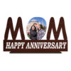 "Custom Love: Wooden Anniversary Photo Frame Gift for Mom - A Timeless Expression of Affection"