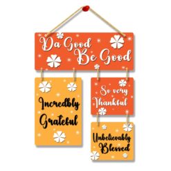 Decorative Wall Hanging Wooden Art Decoration item For The Good Be Good Living Quotes Wall Hanger | Room | Bedroom | Home Decor | Quotes Decor Item | Wall Art For Hall |Wall Decoration