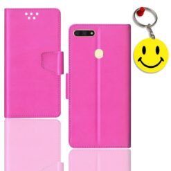 HONOR 7A flip cover for girl | AUM-AL00IN flip cover for girl | Free Smiley Keychain | ND_12