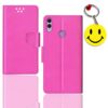 Honor 8C flip cover for girl | BKK-AL10 flip cover for girl | Free Smiley Keychain | ND_12