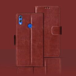 Honor 8X flip cover | JSN-L42 flip cover | Brown
